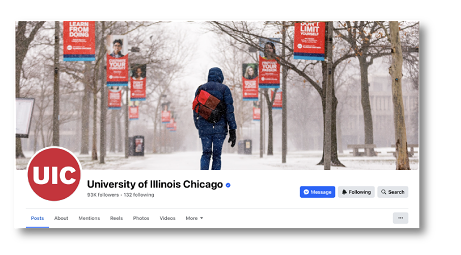 UIC Facebook cover image