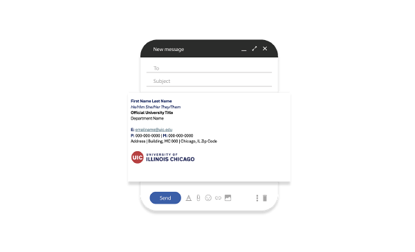 Email signature example