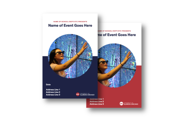 University of Illinois Chicago - event poster example