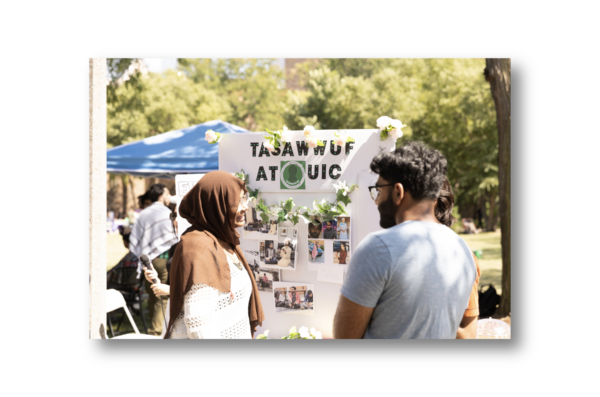 students at Involvement Fair